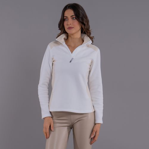 blusa thermo fleece original feminina branca bege