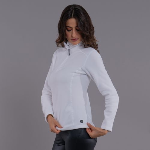 blusa feminina branca soft para frio e neve