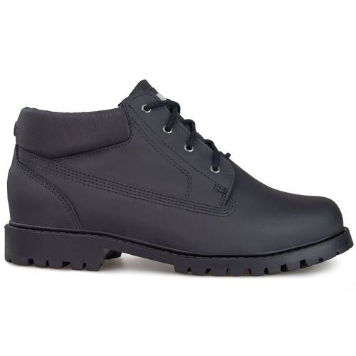 bota cano curto casual em couro premium