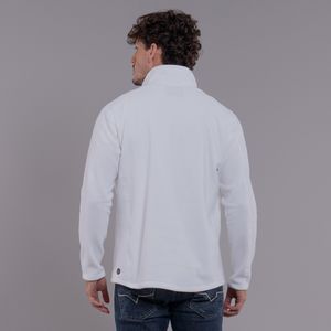 fleece masculino branco para neve