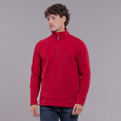 agasalho masculino vermelho fleece polar