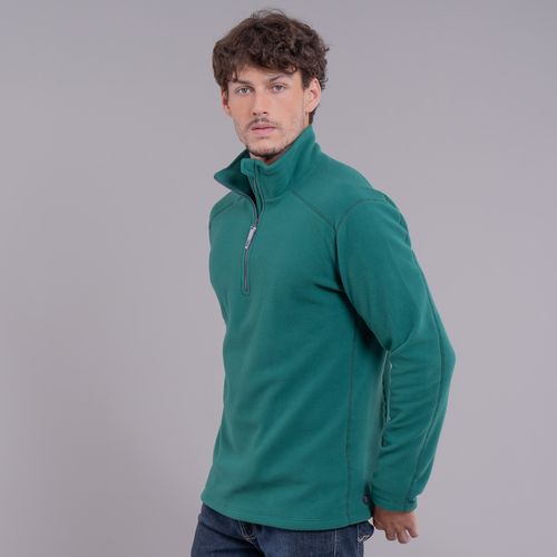 blusa verde floresta polar masculino