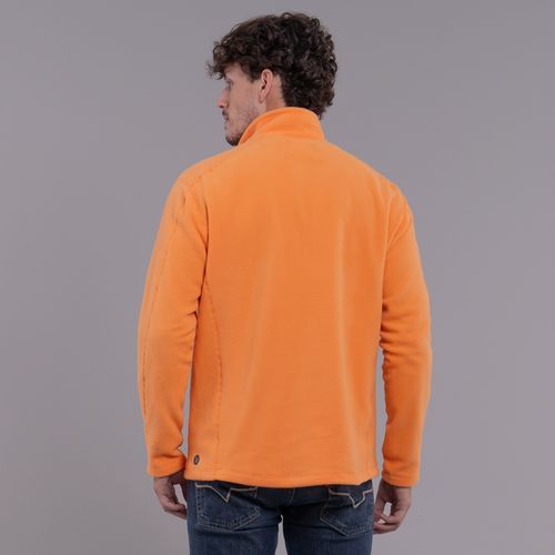 agasalho em fleece masculino laranja