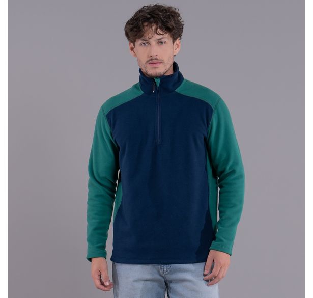 fleece polar azul e verde Nuuk Masculino