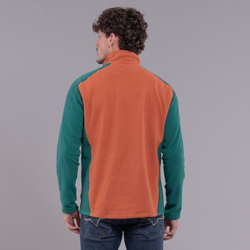 blusa soft masculina para neve verde terracota