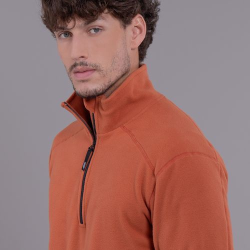 thermo fleece masculino terracota