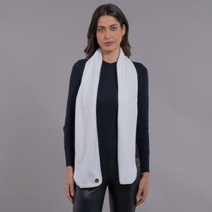 lenço de pescoço feminino off white