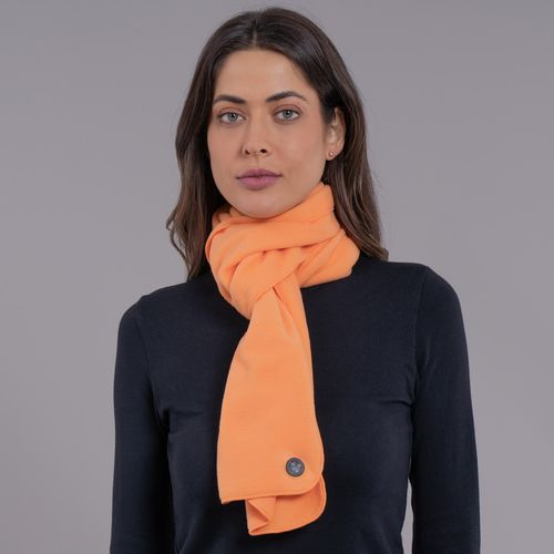 cachecol laranja polar fleece