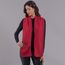 echarpe feminina vermelha com zíper em fleece