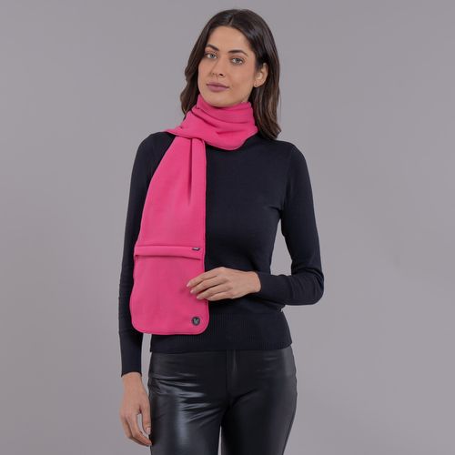 lenço feminino em thermo fleece rosa