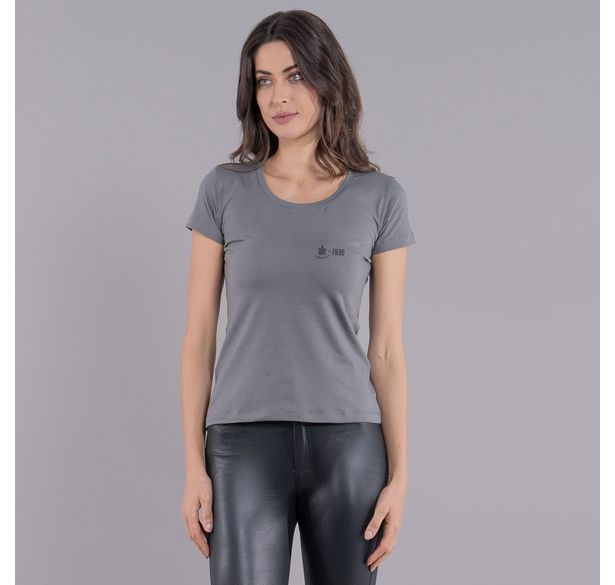 camiseta fiero cinza eco premium