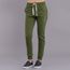 calça feminina em moletom verde Jogger Fiero Space