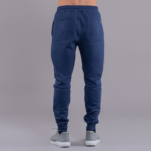 calça masculina em moletom fiero azul escuro