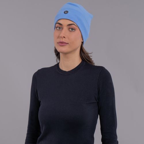 gorro fleece fiero azul para frio intenso