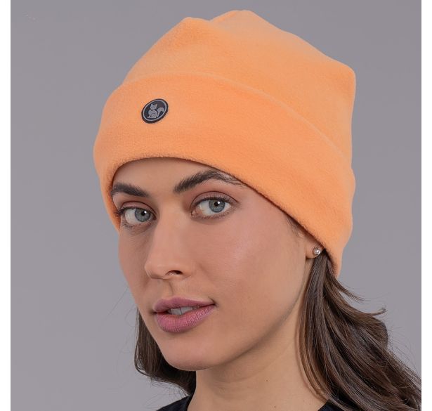 gorro em fleece laranja