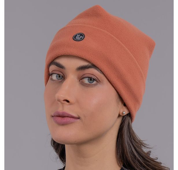 gorro fleece marrom