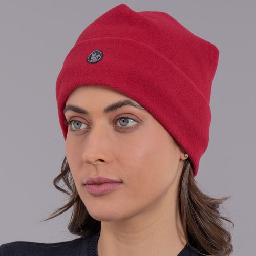 Gorro em fleece vermelho