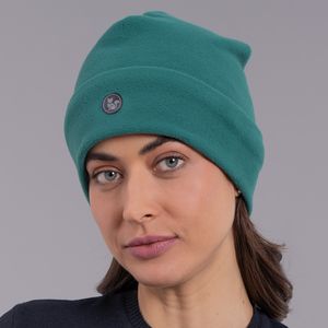 Gorro em fleece verde floresta-Fiero