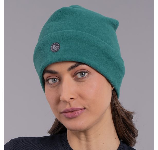 Gorro em fleece verde floresta-Fiero