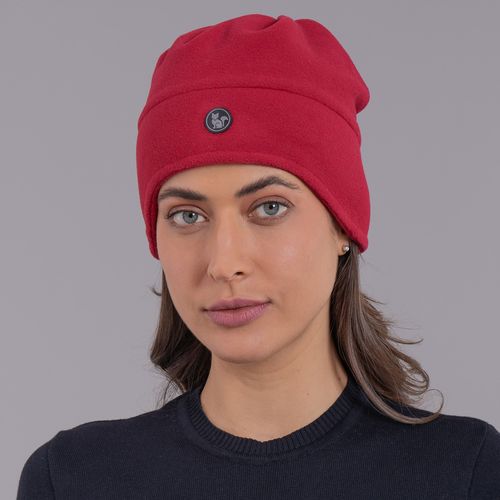 touca balaclava lenço em fleece vermelho