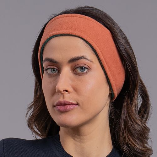 protetor de Orelha Polar Fleece Headband Terra e verde