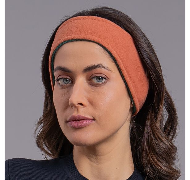 protetor de Orelha Polar Fleece Headband Terra e verde