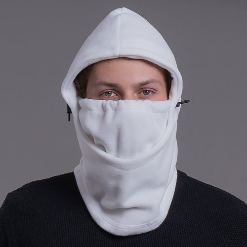 balaclava de fleece off white