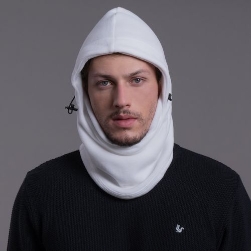 4 em 1 fleece branco para frio e neve