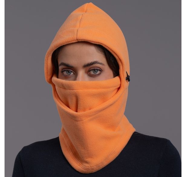 Balaclava de fleece laranja