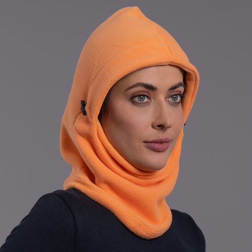 Balaclava de fleece laranja fiero