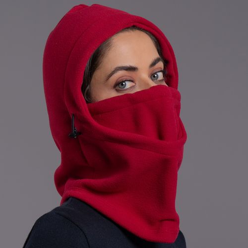 balaclava vermelha de fleece