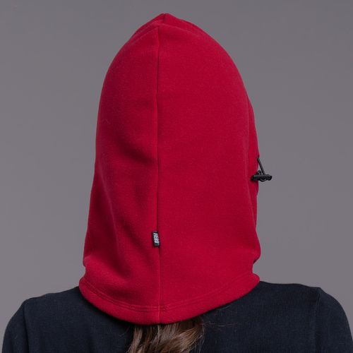 balaclava vermelha de fleece térmico