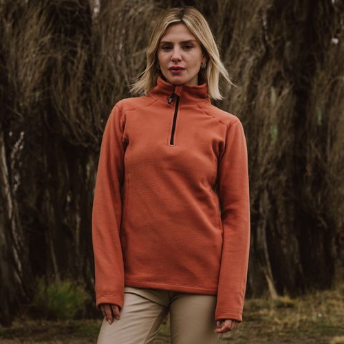 fleece feminino nuuk terracota