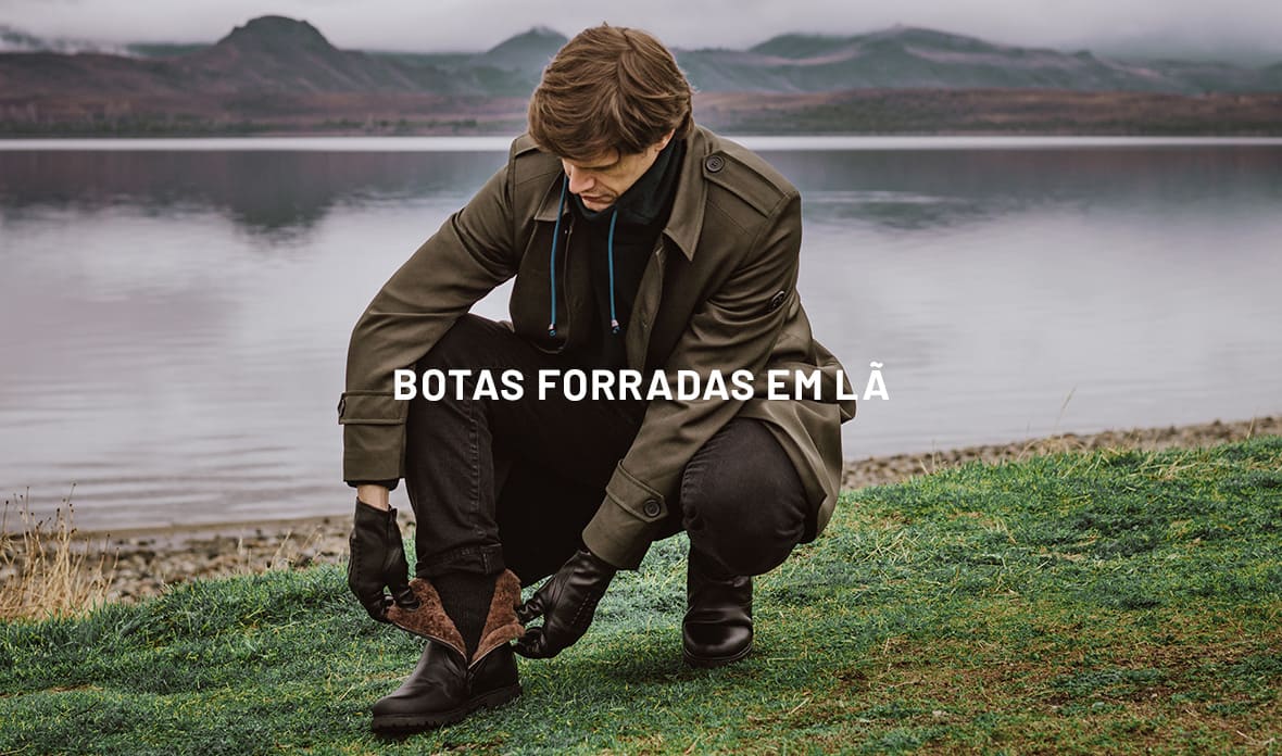 Masculino > Calçados > Botas forradas em lã