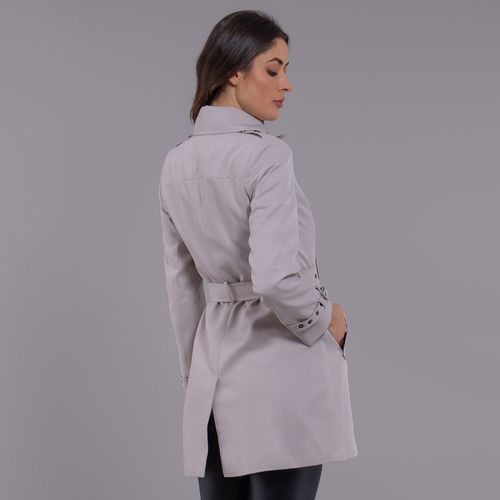 Trench Coat Feminino Vista Traseira