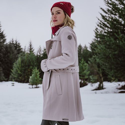 trench coat elegante de inverno