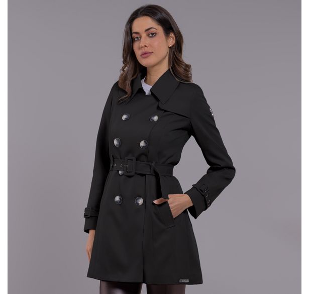 Trench Coat Bristol Preto